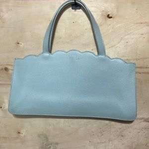Furla Aqua Scalloped Purse